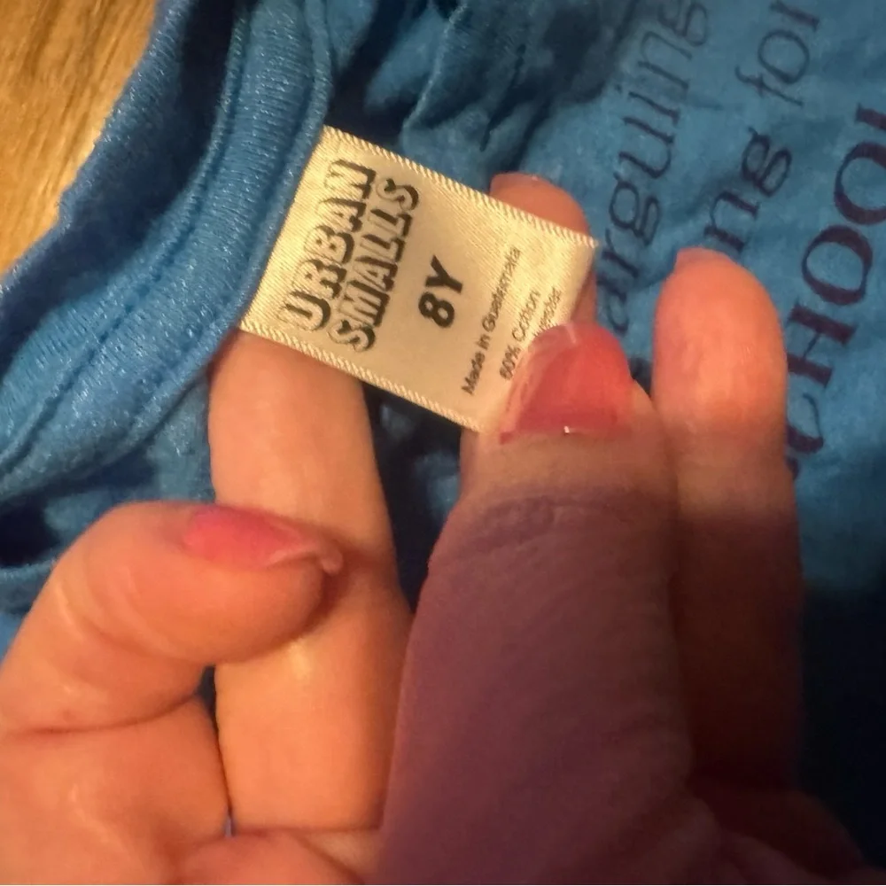 Girls tee size 8 law school sarcastic tee